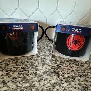 Marvel Black Spider-Man Color Change Mugs